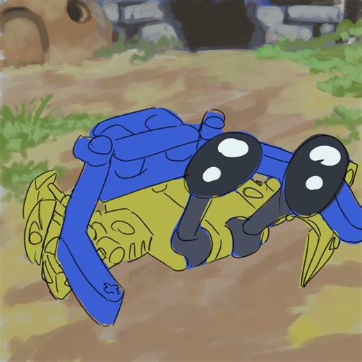 Ussal Crab #Bionicle #2danimation #animation