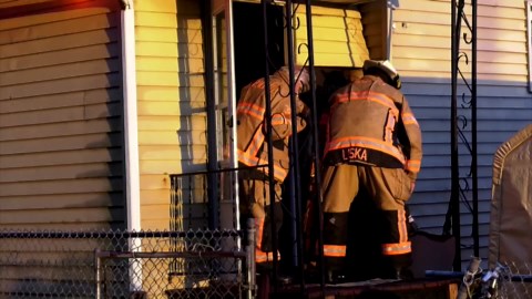 RAW VIDEO: Yoder Avenue fire