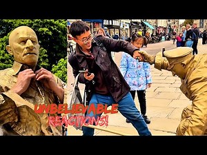 A Day as the Levitating Gold Man – Scares, Shocks & the Best Reactions Ever! 🤣🗿