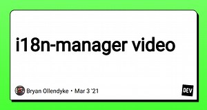 i18n-manager video