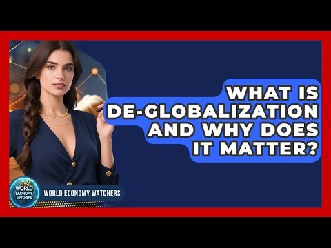 What Is De-globalization And Why Does It Matter? - World Economy Watchers