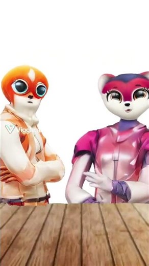 Foxy and ladybug voice robot