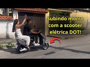 Can an electric motorcycle climb hills? Let's check out the Dot 1000W electric scooter! 🥳