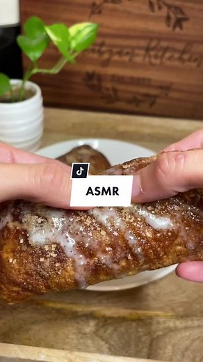 ASMR! Homemade McDonald’s Apple Pie but even better #asmr #foodtiktok #mcdonalds #pie #fyp #foryou