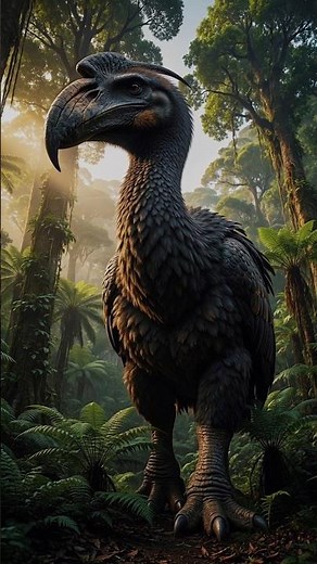 The Giant Bird That Once Ruled Madagascar #elephantbird #prehistoric #shorts