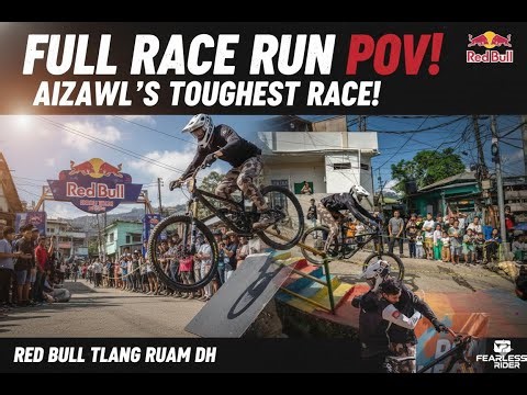 Aizawl's Toughest Race: FULL RACE RUN POV: Red Bull Tlang Ruam DH