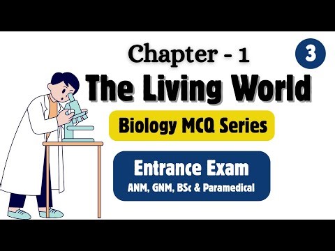 🌿The Living World - Biology MCQ Series (Part 3)🔥 | Nursing & Paramedical Entrance 2026 Preparation