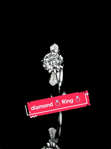 Cat ear diamond 💎 ring 💍. #handmade #diamond #ring #jewelry #foryoupage❤️❤️