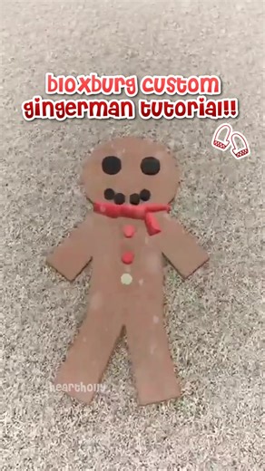 Bloxburg Custom Gingerbread House Tutorial