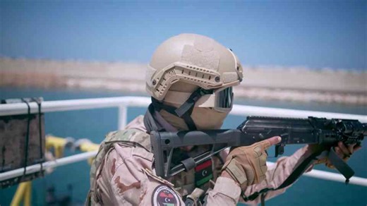 Libyan joint forces conduct visit, board, search and seizure drills
