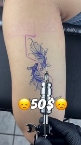 7.5K views · 25 reactions |  1000$ vs 50$  cheap vs expensive fish version #tattooasmr #tattooviral #tattooideas #tattoo #tattoochallenge | Marvim Reis Art | Facebook