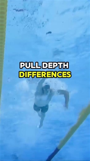 Andrew Sheaff on Instagram: "Freestylers who specialize over different distances pull differently, even if they use the same basic skill sets. While they all pull with a big surface area over a big range of motion using a big acceleration, the details matter. A straighter, deeper pull sacrifices efficiency for more speed. The longer lever creates more torque but requires more energy. A more bent, shallower pull sacrifices speed for efficiency. The shorter lever requires less energy but creates l