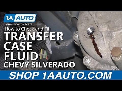 How to Check and Fill Transfer Case Fluid 14-19 Chevy Silverado