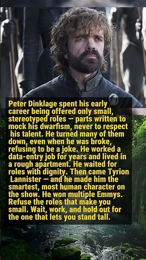 Peter Dinklage Was Told His Size Would Limit Him — He Became the Heart of Game of Thrones