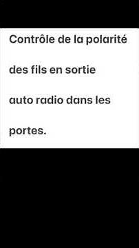 Comment contrôler la polarité d’un Haut Parleur (HP)