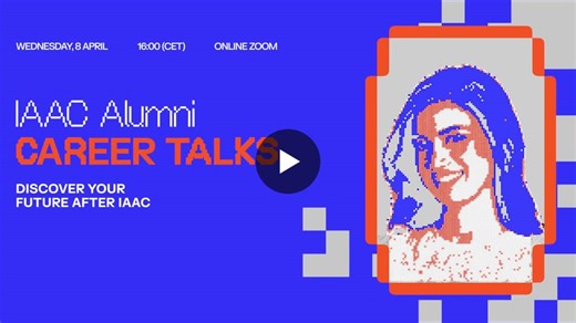 🧐 Where do IAAC graduates go after their studies?Join us on April 8 at 16:00 CET for the next edition of IAAC Alumni Career Talks, an online session where former students share how their time at… | Institute for Advanced Architecture of Catalonia