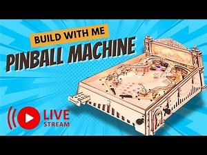 Building a working pinball machine - DIY ROKR 3D Pinball Machine Wooden Puzzle #pinball #livebuild