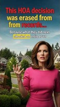 The HOA Decision That Changed a Town Forever — A Forgotten American Story