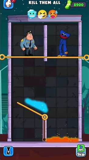 Huggy wuggy pin - kissi missi poppy chapter 274😐 kill them all #shorts #huggywuggy #gaming #ytshorts