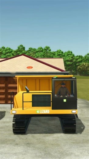 Lizard Tracked Dump Truck Start Up #shorts #farmingsimulator