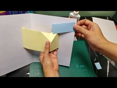 Pop up card model - rotating arm mechanism