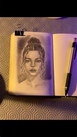 Portrait Drawing graphite and charcoal #portraitdrawing #pencildrawing #sketch