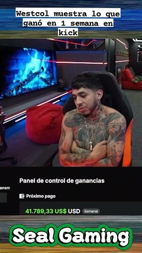 Westcol muestra lo que gana en kick en una semana, y reta a Mr stiven Tc que muestre el #wescol #Tc