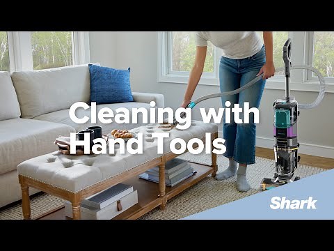 How To Clean Using the Hand Tools on the Shark® CarpetXpert™ HairPro® Pet with StainStriker™