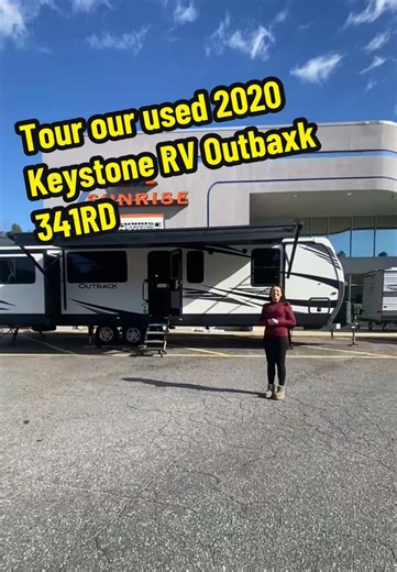 Take a tour of our used 2020 Keystone RV Outback 341RD. 📱 Call for a quote! #campertour #rvtour #rvlife #camping #shoplocal