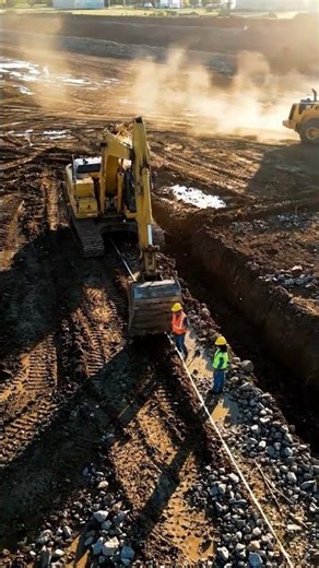 Tiny Excavator Begins Digging – Tilt Shift Construction
