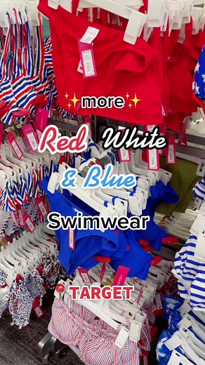 Red White and Blue Swimsuits at Target | Which One is Your Favorite?