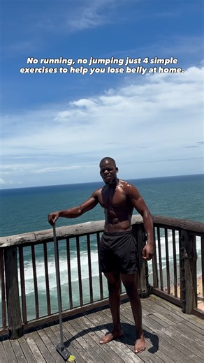 Albert Mlungs on Instagram: "No running, no jumping just 4 simple exercises to help you lose belly at home. For customized meal plans, Online workouts and support group comment “ZOOM LINK” and I’ll assist you. #homefitness#bellyfatloss#explorepage#gymmotivation#justforyou"
