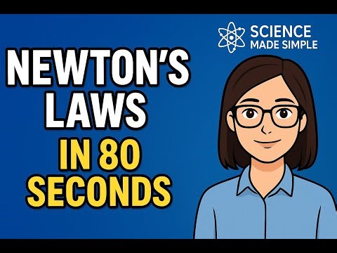 Newton’s Laws Made Simple | GCSE Physics Explained in 80 Seconds!