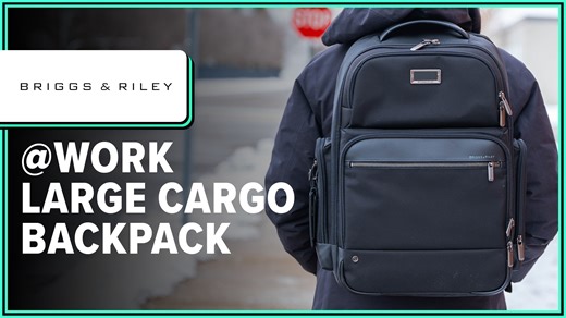 Watch Briggs & Riley @work Large Cargo Backpack Review on Amazon Live