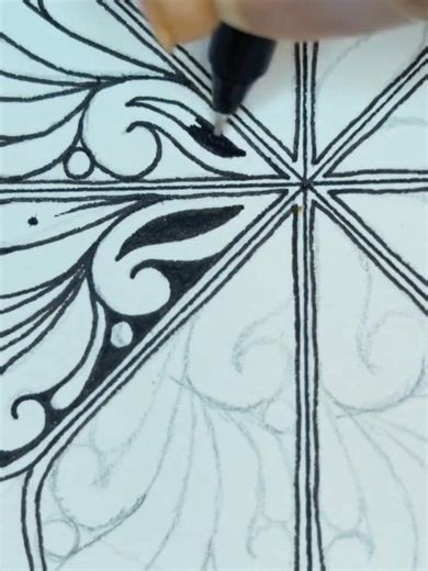 Soothing Mandala Art with Uni PIN Fineline Pens