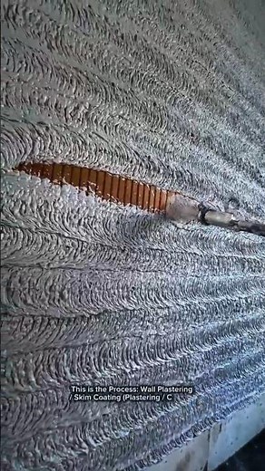 Professional Wall Adhesive Application Using Notched Trowel | Construction Technique Explained