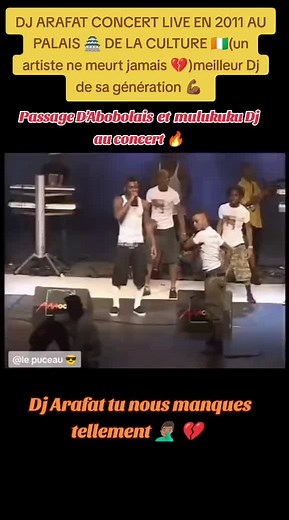 Concert Live de DJ Arafat au Palais de la Culture