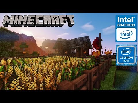 MINECRAFT WITH SHADER | 4GB RAM | INTEL CELERON N4000 | INTEL UHD600