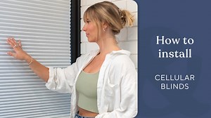 How to install Cellular Blinds