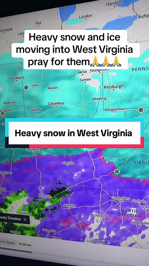 Heavy Snow and Ice Impacting West Virginia