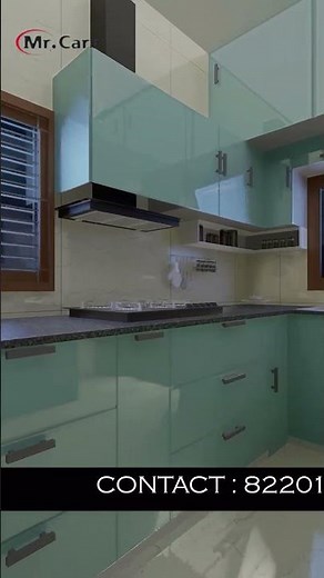 Modern Seafoam Green Kitchen Reveal! ✨ | Mr Care Interior