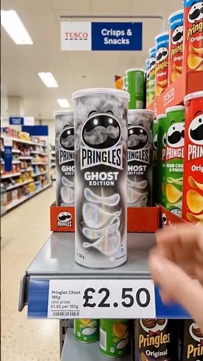 ⚪️ Pringles Ghost Edition⚪️ #goodfood #snack #snackfish