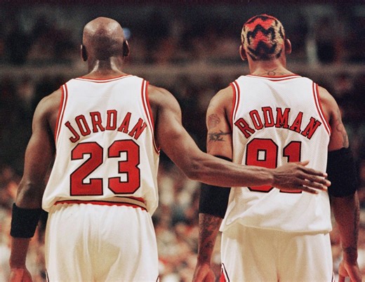 Michael Jordan Loved Dennis Rodman So Much as a Player That He Had No Problem Dealing With His Eccentric Personality: 'His Dresses Doesn’t Bother Me, His Hair Doesn’t Bother Me'