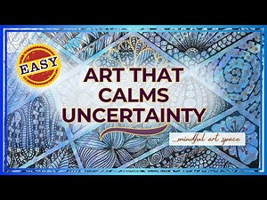 🎨 Art Therapy for Fear of Uncertainty | Trust the Process & Calm Your Nervous System -Stress Relief