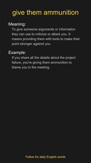 Give Them Ammunition meaning 💡 | Learn English Expressions from Friends