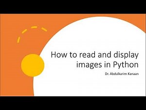 How to read and display images in Python