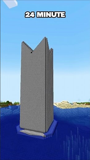 MINECRAFT: TOWER AT DIFFERENT TIMES - 1% 🥰... #minecraft #shorts