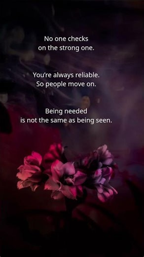 Being reliable makes you invisible #clarity #thoughts #reflection