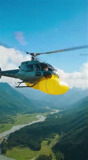 Cat pilot pulling emergency lever too early helicopter plops