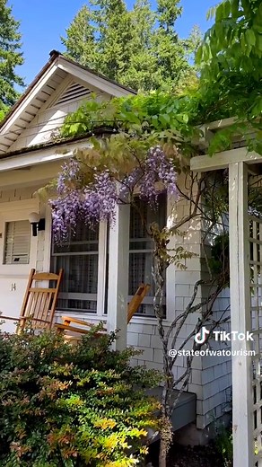 Planning a visit to Olympic National Park? Lake Crescent Lodge is conveniently located right on beautiful Lake Crescent. (credit: @caitylincoln) #OlympicNationalPark #NationalPark #CottageCore #pnw